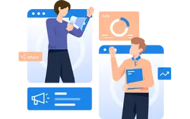 Digital marketing execution using performance dashboards and analytics