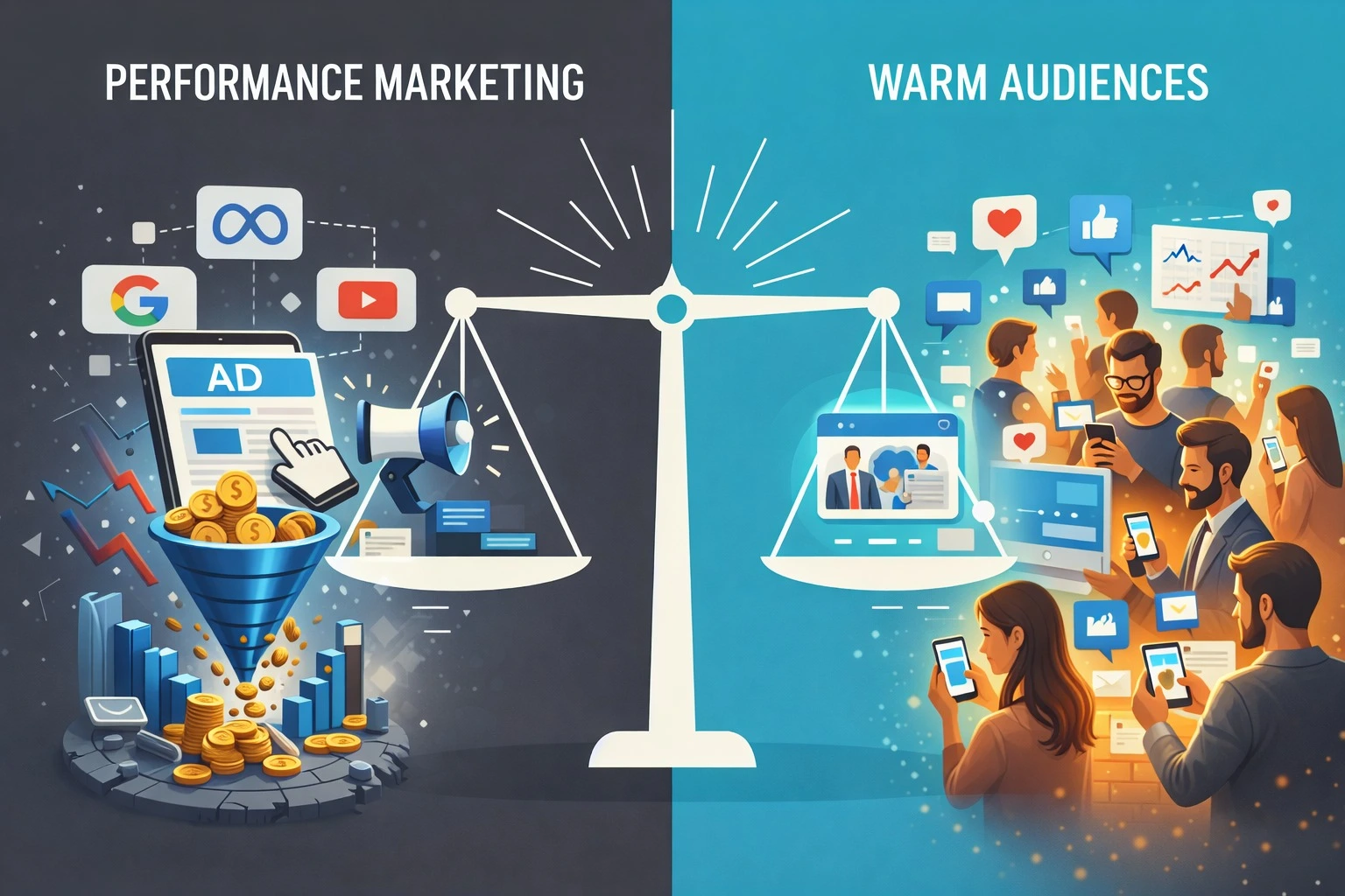 Performace needs warm audiences